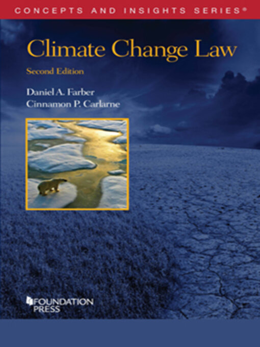 Title details for Climate Change Law by Daniel A. Farber - Available